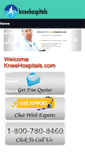 Mobile Screenshot of kneehospitals.com