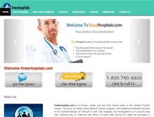 Tablet Screenshot of kneehospitals.com
